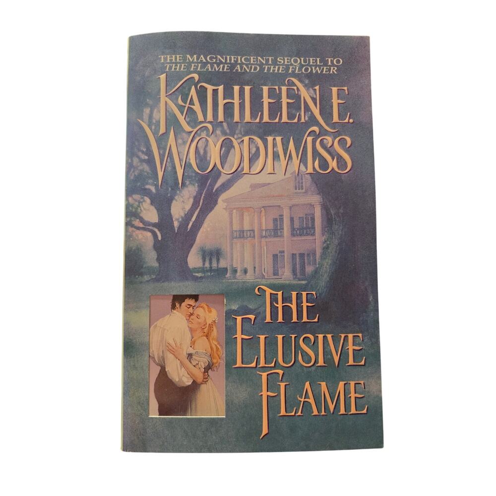 Kathleen E. Woodiwiss THE ELUSIVE FLAME Historical Romance Book 4 0380807866
